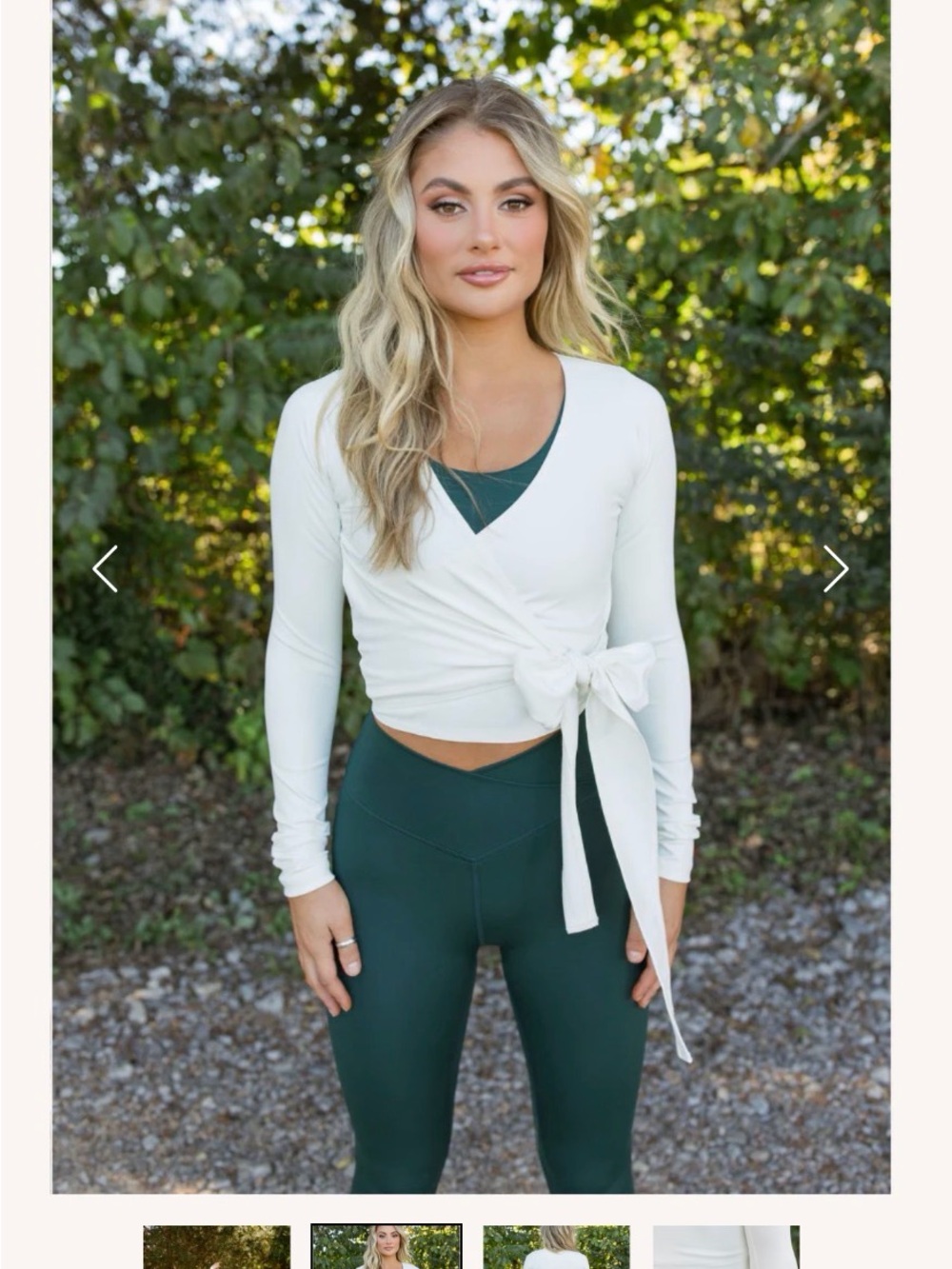Salt Project Sculpt Wrap Top